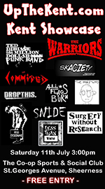 The Warriors - The Co-op Sports and Social Club, Sheerness 11.7.15